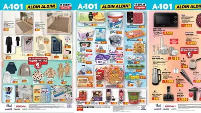 A101'den Ramazan Öncesi Aktüel Ürünler: Osmanlı Şerbeti ve Şam Tatlısı Raflarda