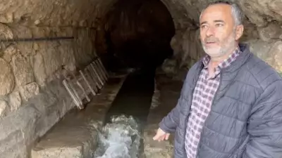 Adıyaman'da Tarihi Caminin Altındaki Su Kaynağı Yoğun Yağışlarla Yeniden Canlandı