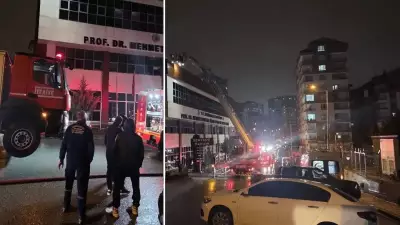 Ankara Yenimahalle'deki Prof. Dr. Mehmet Haberal Tesisleri'nde Sauna Yangını