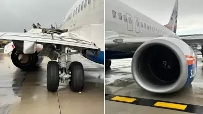 Antalya Havalimanı'nda SunExpress Uçağında Kritik Teknik Arıza: Teker Yerinden Çıktı