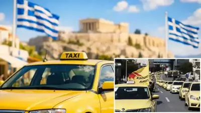 Atina'da Taksiciler 3 Günlük Grev Başlattı: Süresiz Grev Uyarısı Yapıldı