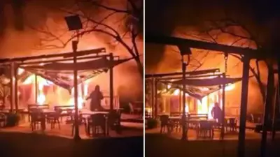 Avcılar'da Park Kafesinde Patates Kızartma Kazası: Yağa Su Dökülünce Yangın Çıktı