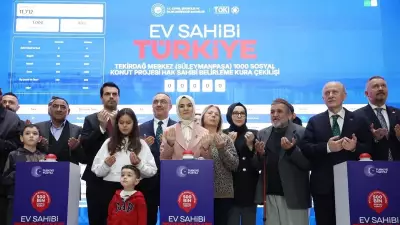 Bakan Göktaş Tekirdağ'da Konut Kurasına Katıldı: 6.865 Aile Ev Sahibi Oluyor