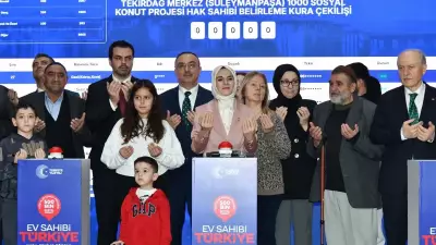 Cumhurbaşkanı Erdoğan Tekirdağ'dan Mesaj Verdi: 500 Bin Konut Hedefinde Kararlıyız