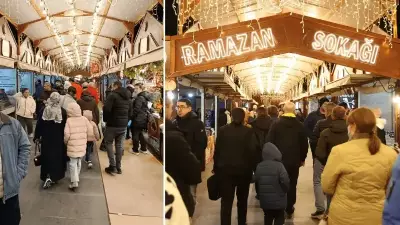 Edirne'de Selimiye Meydanı'nda Ramazan Sokağı Kuruldu, Binlerce Ziyaretçiyi Ağırlıyor