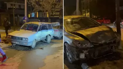 Eskişehir'de İki Araç Çarpıştı: 4 Kişi Yaralandı