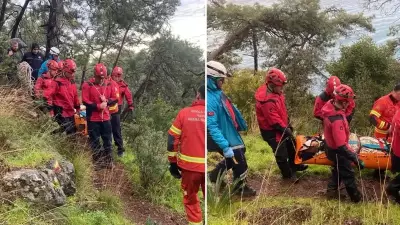 Fethiye'de Kayalıklardan Düşen Genç, Kurtarma Ekipleri Tarafından Hastaneye Ulaştırıldı