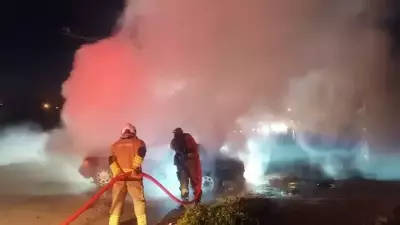 Hatay'da Seyir Halindeki Otomobil Alev Aldı, Kullanılmaz Hale Geldi