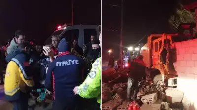 Iğdır'da Belediye Kamyonu Kontrolden Çıkıp Eve Girdi: Şoför Yaralandı