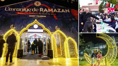 Ümraniye'de Ramazan Coşkusu: Çadır Etkinlikleri, Teravihler ve Sosyal Yardımlar