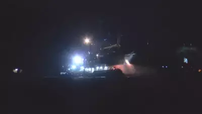 Sarıyer'de Kurtarılan Kargo Gemisi Razouk, Fırtınada Yeniden Tehlikeye Sürüklendi