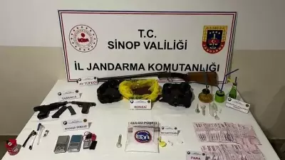 Sinop'ta Uyuşturucu Operasyonu: 10 Gözaltından 2 Tutuklama