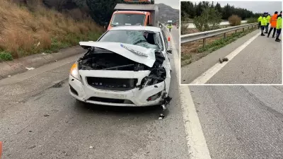 TAG Otoyolu'nda Acı Kazada İşçi Hayatını Kaybetti, 3 Kişi Yaralandı