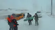 Erciyes'te Kar Fırtınasında Mahsur Kalan 12 Kişi AFAD Tarafından Kurtarıldı