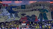 Fenerbahçe Taraftarından Partizan'a Tarihi Cevap: 'Hepiniz Türksünüz' Pankartı