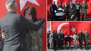 Hatay'da Depremzede Beliz ile Emanet Montun Sahibi Emekli Albay Duygusal Buluştu