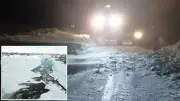 Kağızman'da Tipi 9 Aracı Mahsur Bıraktı, 30 Yolcu Kurtarıldı