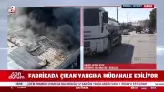Manisa'da Oyuncak Fabrikasında Çıkan Yangında 250 İşçi Tahliye Edildi