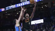 NBA'de Thunder, Eksik Kadrosuna Rağmen Cavaliers'ı Sahanında Yendi