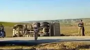 Siirt'te Kontrolden Çıkan Kamyon Devrildi: Sürücü Yaralandı