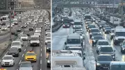 İstanbul'da Trafik Felç Oldu: Köprüler ve Tünellerde Yoğunluk Kritik Seviyede