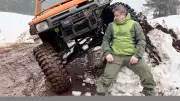 Turgut Tunçalp, Bolu'nun Karlı Yollarında Off-Road Macerası Yaşadı