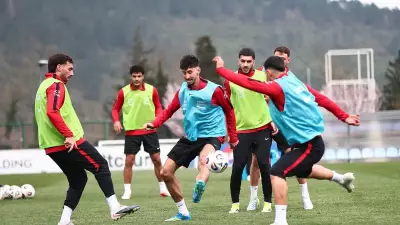 A Milli Takım'da Kosova Maçı Hazırlıkları Başladı, Merih Demiral Antrenmanda Yok