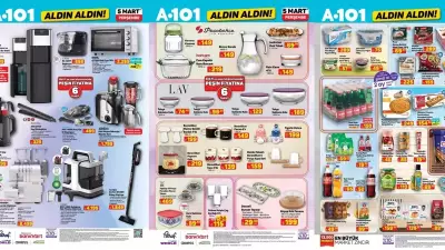 A101 5 Mart Aktüel Kataloğu Yayımlandı: Su Sebili, Midi Fırın ve Daha Fazlası