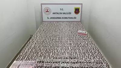 Antalya'da Büyük Uyuşturucu Operasyonu: 15 Bin 560 Hap Ele Geçirildi