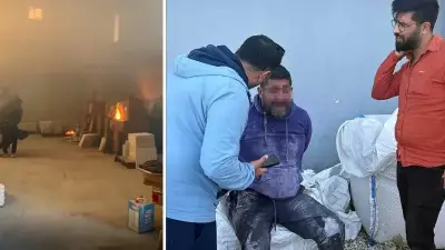 Antalya'da İş Yeri Yakma Girişimi: Maaşını Alamayan Bekçi Tiner Döktü