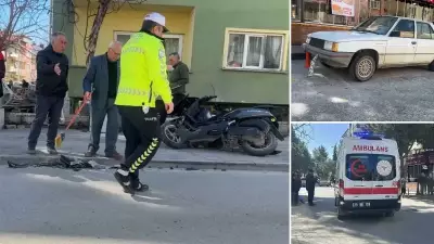 Burdur'da Motosikletli Kaçarken Ters Yöne Girdi, Kaza Yaptı ve 400 Bin Lira Ceza Aldı