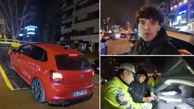 Caddebostan'da Egzozu Mevzuata Aykırı Araç Trafikten Men Edildi