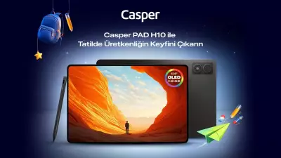 Casper PAD H10 ile Ara Tatil ve Bayramda Teknoloji Keyfi Yaşayın