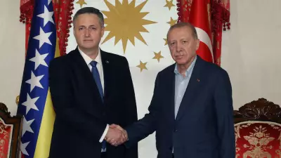 Cumhurbaşkanı Erdoğan, Bosna Hersek Lideri Becirovic'i Resmi Törenle Kabul Etti
