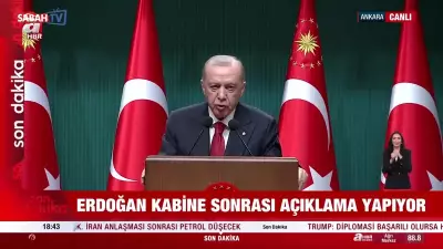 Cumhurbaşkanı Erdoğan Kabine Toplantısı Sonrası Önemli Açıklamalar Yaptı