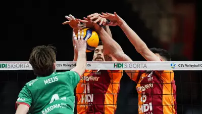 Galatasaray HDI Sigorta, CEV Kupası'nda Maaseik'e 3-2 Mağlup Oldu
