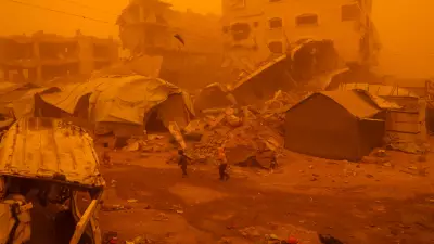 Gazze'de Kum Fırtınası: Filistinlilerin Hayatını Daha Da Zorlaştıran Doğal Afet