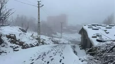 Hakkari'de Kar Yağışı 74 Yerleşim Yerini Ulaşıma Kapattı