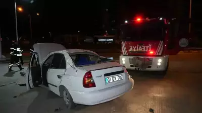 Kırıkkale'de Trafik Kazası: Takla Atan Otomobilde Bir Yolcu Yaralandı