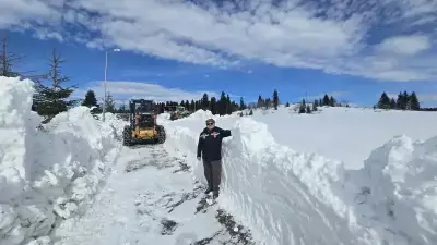 Kulakkaya Yaylası'nda Kar Kalınlığı 2 Metreyi Aştı, Ulaşım İçin Önlemler Artırıldı