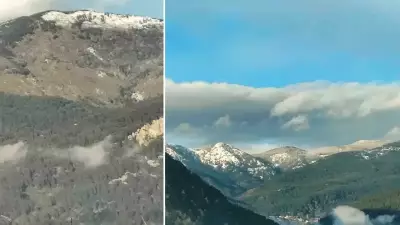 Köyceğiz'de Bahar Yağmurları ve Sandras Dağı'nda Kar Manzarası