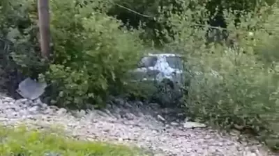 Mersin'de Şarampole Devrilen Otomobilde 1 Kişi Hayatını Kaybetti, 1 Kişi Yaralandı