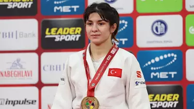 Milli Judocu Tuğçe Beder, Gürcistan'da Altın Madalya Kazandı