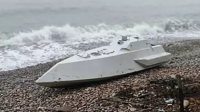 Ordu'da Kıyıya Vuran İnsansız Deniz Aracı Kontrollü Şekilde İmha Edildi