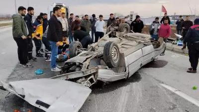 Çorum'da Feci Trafik Kazası: Direğe Çarpan Araç Takla Attı, Sürücü Hayatını Kaybetti