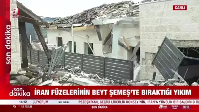 İran'ın Beyt Şemeş'e Füze Saldırısı: A Haber Bölgedeki Yıkımı Görüntüledi