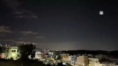 İran'ın Misilleme Füzeleri Hayfa Semalarında Görüntülendi, İsrail Savunması Devrede