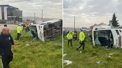 Samsun'da Ünye Belediyesi Otobüsü Devrildi: 11 Yaralı, 9'u Öğrenci