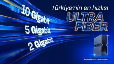 Turkcell Superonline UltraFiber ile Evlere 10 Gbps Hız Geliyor