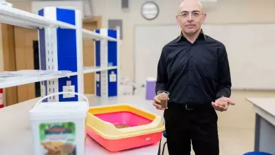 Yaşar Üniversitesi'nden Çevre Dostu Buluş: Ceviz Kabuğundan Organik Kedi Kumu